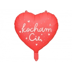 Balon foliowy Serce ''Kocham Cię'', 45 cm