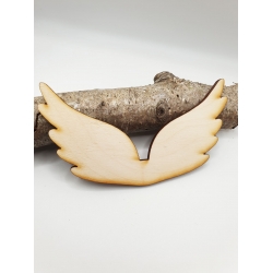 Skrzydła anioła drewniane skrzydełka scrapki do makramy DIY anioł dekor 5,5cm wzory