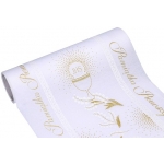 Bieżnik komunijny, dekoracja stołu na Komunię 35 cm x 5 m