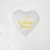 Balon foliowy serce na Komunię Pierwsza Komunia Święta z gołąbkiem złoty 45cm 1szt