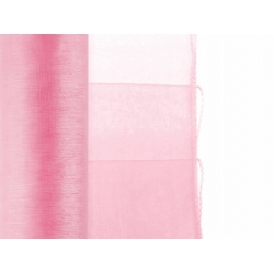 Organza Obszywana, pudrowy róż, 0,38 x 9 m