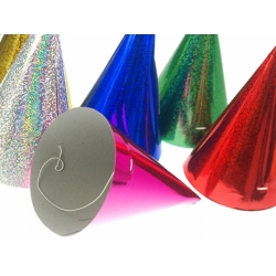 Czapeczki holograficzne 6 szt.