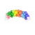 Balony Rainbow 30cm pastelowe, biały, (1 op. / 100 szt.).